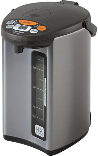 Zojirushi Micom Water Boiler and Warmer (135 oz. \/ 4L, Silver)