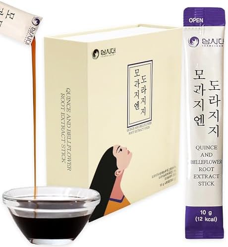 SAMSIDAE Korean Bellflower Root Juice with Pear &amp; Quince (10ml X 30 Pouches) \u2013 Naturally Sweet, Fiber-Rich Drink for Daily Wellness