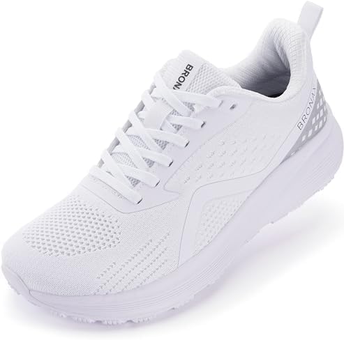 BRONAX Women's Wide Toe Box Road Running Shoes  Wide Athletic Tennis Sneakers with Rubber Outsole