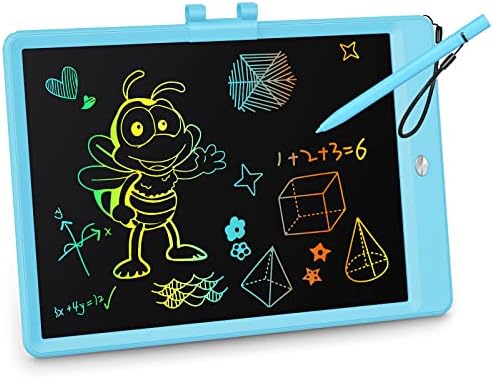 KOKODI LCD Writing Tablet, Valentines Day Gifts for Kids，10 Inch Colorful Toddler Doodle Board Drawing Tablet, Erasable Reusable Electronic Drawing Pads, Educational and Learning Toys for Kids