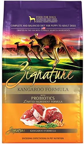Zignature, Kangaroo Limited Ingredient Formula Grain-Free Dry Dog Food, 25-lb