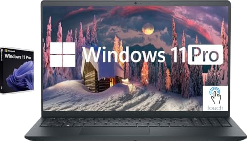 Dell Inspiron Touchscreen Laptop, 15.6" Business &amp; Student Laptop Computer, Windows 11 Pro Laptop 32GB RAM 1TB SSD, Intel i5-1155G7 Processor, Full HD IPS Display, Numeric Keypad, HDMI, Carbon