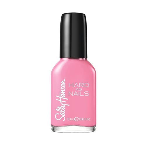 Sally Hansen Hard as Nails, Heart of Stone, Long Lasting, Chip Resistant, Opaque, Shiny Pink Nail Polish