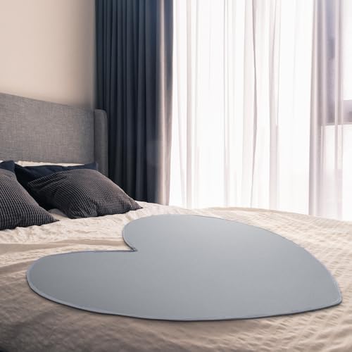Fanfanwin Waterproof Mat for Bed 39 x 39 Inches Reusable Stainproof Towel Mattrass Protector Blankets Bed Sheets for Adult, Quiet &amp; Easy to Use, Gray