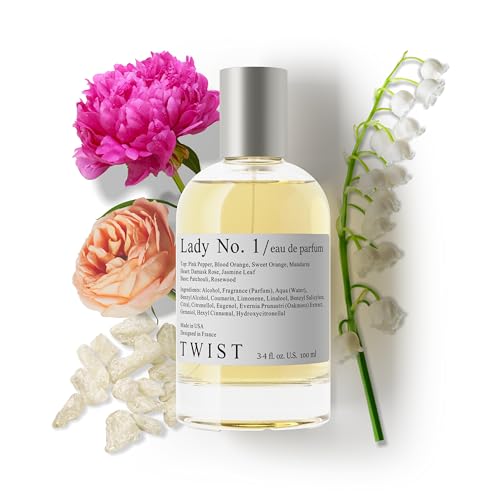 Twist - Lady No. 1 - Eau De Parfum Inspired by Miss Dio., Long-Lasting Perfume For Women, Paraben Free, Vegan, Clean Ingredients, Fragrance - Spray 100 ml  3.4 fl. oz.