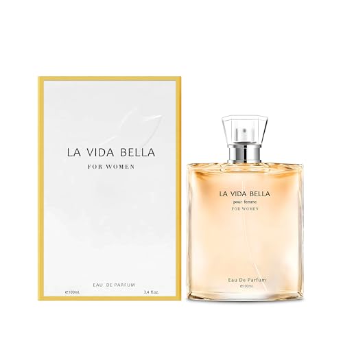 A CENTER La Vida Bella Perfume for Women Long Lasting Fragrance Eau de Parfum Floral &amp; Sweet Women's Perfume\u200B Daily Used 3.4 Fluid Ounce