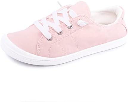 Women's Slip On Canvas Sneaker Low Top Casual Walking Shoes Classic Comfort Flat Fashion Sneakers