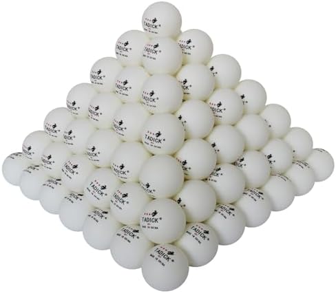 TADICK 140 Pack Practice Ping Pong Balls, 3-Star Training Table Tennis Balls, Bulk Pong Balls