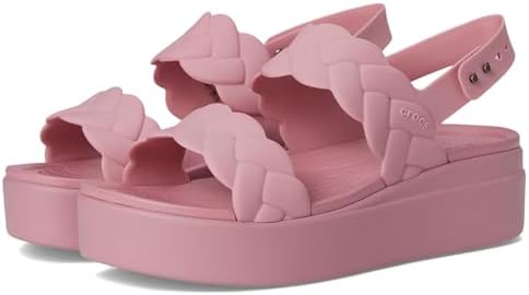 Crocs Women's Brooklyn Woven Low Wedge Sandal