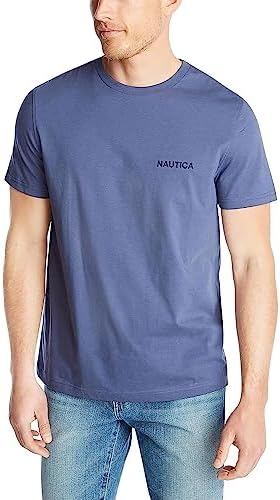 Nautica Men's Short Sleeve Solid Crew Neck T-Shirt