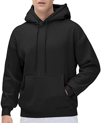 THE GYM PEOPLE Men's Fleece Pullover Hoodie Loose Fit Ultra Soft Hooded Sweatshirt With Pockets