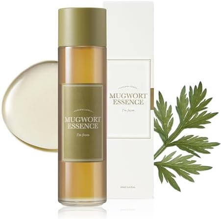 I'm From Mugwort Essence  Vegan Extract - Soothe Sensitive and Irritated Skin, Redness Relief, Refreshing, Korean Hydrating Toner  5.4 Fl Oz, All Skin Types, PETA Approved