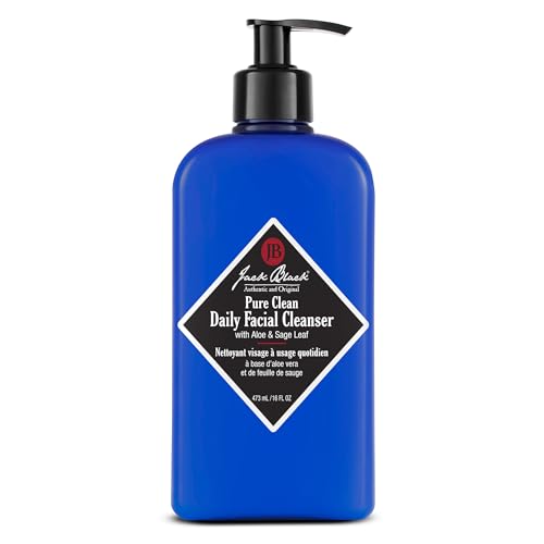 Jack Black Pure Clean Daily Facial Cleanser for Men - Mens Face Wash, Jack Black Face Wash Men's, Face Wash for Men, Face Cleanser for Men, 2-in-1 Mens Facial Cleanser &amp; Toner, Gifts for Men