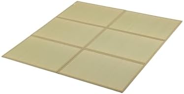 FULI Japanese Tatami Mattress, Tatami Rug, Igusa Mat (Japanese Rush Grass) Foldable, Made in Japan (Natural, King)