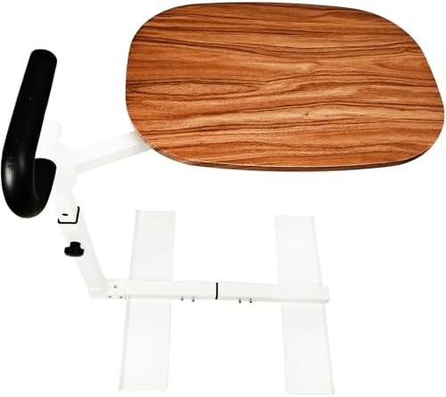 Tlongxia Auxiliary Standing Tray Table, 360 Degree and Height Adjustable Rotating TV and Laptop Table, Ergonomic Auxiliary Safety Standing Handle, aid Standing Independent Living