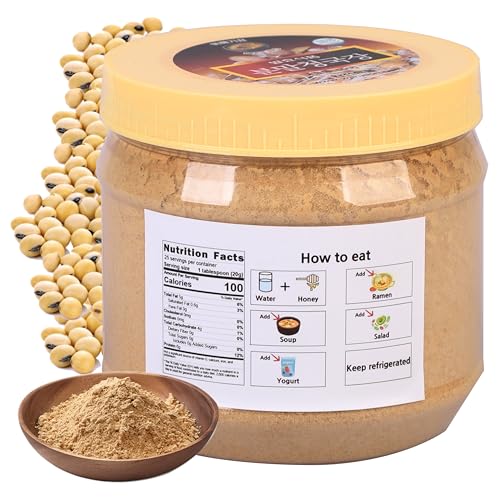 KorGourmetta  Cheonggukjang Powder 17.6oz (500g) - Korean Traditional Fermented Soybean Powder Umami-Rich High Protein Natto Powder Alternative  청국장 가루