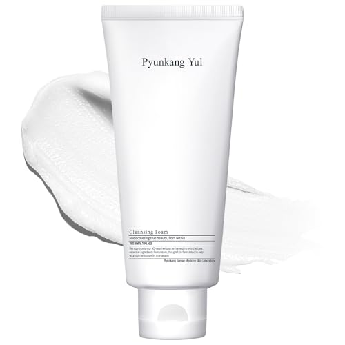 PYUNKANG YUL Cleansing Foam - Korean Facial Wash for All Skin Types - Zero-irritation Face Washer extracted from Coconut - Moisturized Skin &amp; Creating Moisture Barrier after Cleansing - 5.1 Fl. Oz