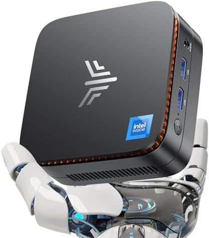 KAMRUI Mini PC, Essenx E1 Desktop Computer N150(up to 3.6GHz) Mini Computers 16GB RAM 256GB SSD Micro PC, Mini Tower Desktop PC Support 4K HDMI, Dual WiFi, BT4.2 for Business Home Office