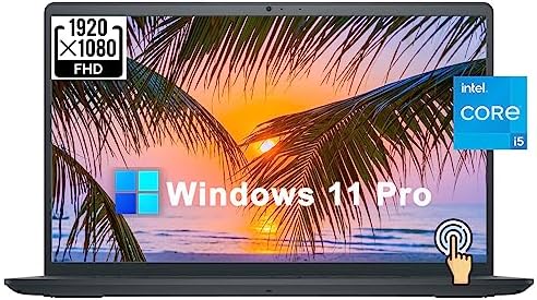 Dell Inspiron 15 3000 3520 Business Laptop Computer[Windows 11 Pro], 15.6'' FHD Touchscreen, 11th Gen Intel Quad-Core i5-1135G7, 16GB RAM, 1TB PCIe SSD, Numeric Keypad, Wi-Fi, Webcam, HDMI, Bl