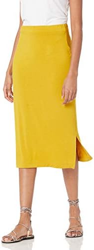 Amazon Essentials Women's Pull-On Knit Midi Skirt (Available in Plus Size)