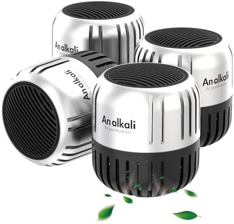 Fridge Deodorizer，4Pcs Refrigerator Deodorizer, Last for 10 Years Closet Deodorizer, Fridge Smell Eliminator, Baking Soda Odor Eliminator, for Closet, Wardrobe, Car, Pet Smell Order