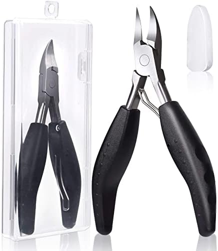 Feiccier Heavy Duty Ingrown Toenail Clippers, Professional Toenails Trimmer, Podiatrist Toe Nail Clippers for Thick Nail &amp; Ingrown Toenails, Sharp Curved Blade, Pedicure Tools.