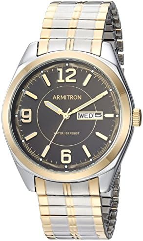 Armitron Men's Day-Date Function Expansion Band Watch, 20-4591