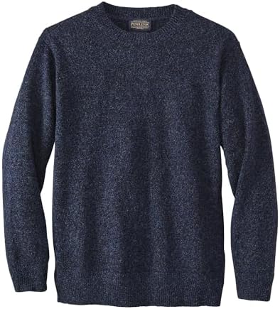 Pendleton Men's Shetland Wool Pullover Men's Sweater \u2013 Classic Crewneck for Men, Naturally Warm, Odor and Stain-Resistant