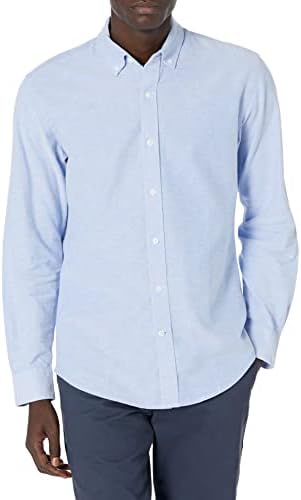 Amazon Essentials Men's Regular-Fit Long Sleeve Oxford Shirt