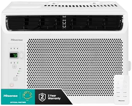 Hisense WC05R25A Window Air Conditioner, 5,000 BTU, White