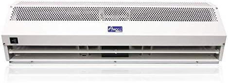 Awoco 36" Super Power 2 Speeds 1200CFM Commercial Indoor Air Curtain, UL Certified, 120V Unheated - Magnetic Door Switch Included