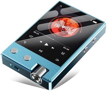 MP3 Player with Bluetooth,HiFi Lossless DSD\/FLAC Digital Audio Music Player Portable,Flac DSD256\/128\/64 Supported,Portable 2.4" IPS Screen,64GB Micro SD Card Included,Support Up to 256GB Z12Pro