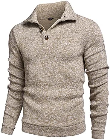 COOFANDY men's casual slim fit pullover sweater knitted warm sportswear
