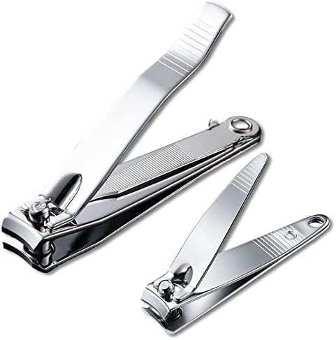 ULYSIA Nail Clippers Set, Ultra Sharp Stainless Steel Fingernail and Toenail Clipper Cutters,Travel Nail Kit for Men Women