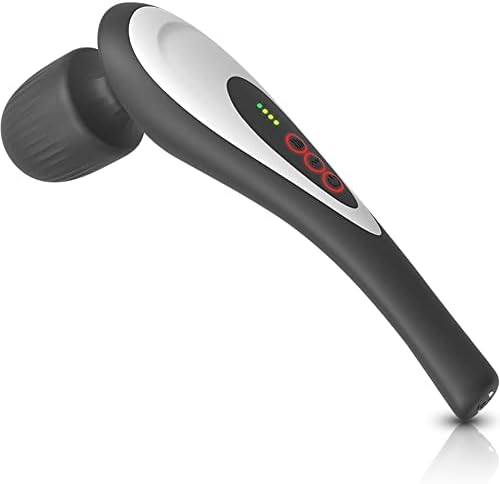 UV STYLISH Rechargeable Personal Hand Held Deep Tissue Vibrating Massager for Muscles, Back, Foot, Neck -Cordless Electric Percussion Body Wand Massage Gift for Women her