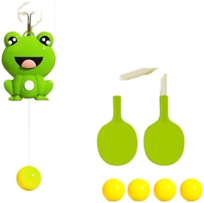 KBBYT Hanging Table Tennis Exercise Machine Neck and Back Massager Donut Indoor Home Practice Door Frame Suspended Adult Fixed Home, Office Body Electric Massagers