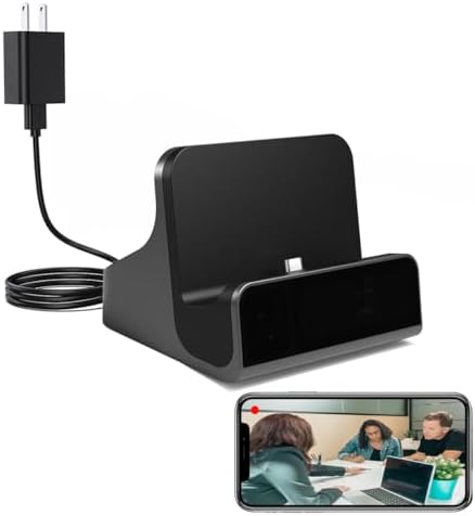 LIZVIE 2k HD Spy Camera USB-C Phone Charger Camera - 5G Hidden Cameras Motion Detection - App Control for Home &amp; Office Security.
