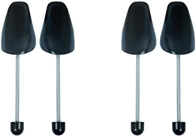 Ahberxig 2 Pairs Plastic Shoe Trees for Men (Black)