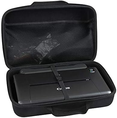 Hermitshell Hard Travel Case for Canon PIXMA TR160 \/ TR150 \/ iP110 Wireless Mobile Printer (Case for Canon TR160 \/ TR150 \/ iP110 + Battery)