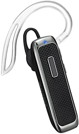 Marnana Bluetooth Headset, Hands-Free Wreless Bluetooth Earpiece with 18 Hours Playtime and Noise Cancelling Mic for iPhone Samsung Android Cell Phone Truck Driver - Black