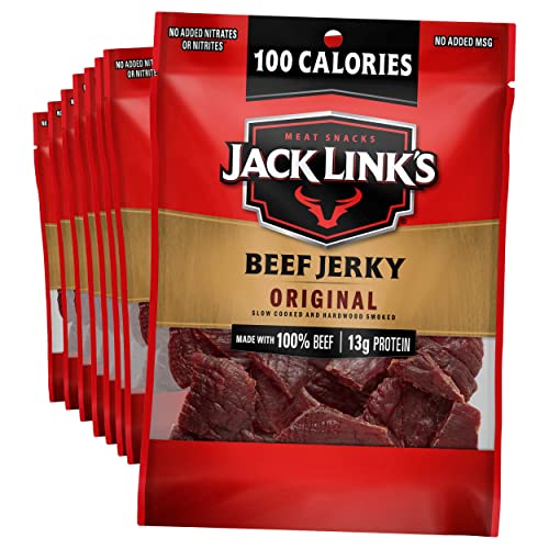Jack Link's Meat Snacks Beef Jerky, Original, 1.25 Ounce (Pack of 10)