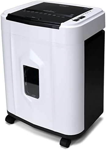 Aurora AU120MB 120-Sheet Auto Feed High Security Micro-Cut Paper Shredder \/ 30 Minutes (White\/Black)