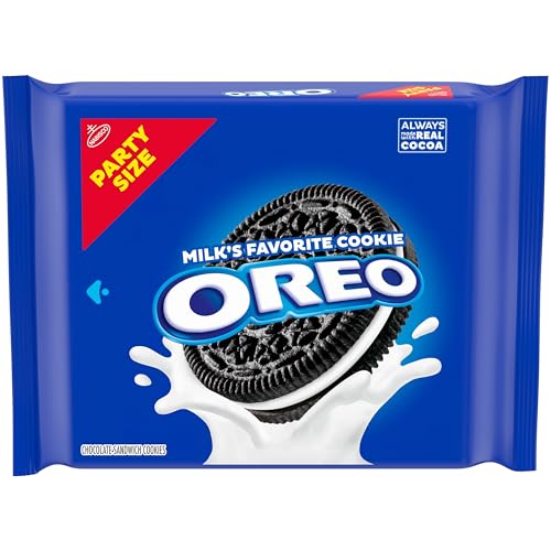 OREO Chocolate Sandwich Cookies, Party Size, 24.16 oz
