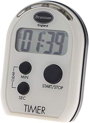 Brannan Visual Timer Multi Function with Vibrating Audible and Flashing Alarm - Seniors Countdown Timer Ideal for The Visually and Hearing Impaired