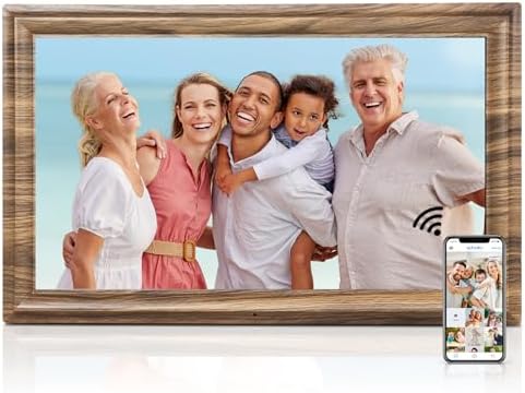 16 Inch Large Digital Picture Frame, Canupdog Digital Photo Frame with 32GB Storage Wall Mountable, Auto-Rotate, Motion Sensor Share Photo Video via App