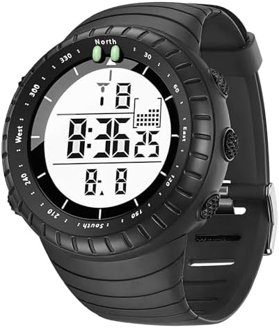 KXAITO Men's Watches Sports Outdoor Waterproof Military Watch Date Multi Function Tactics LED Face Alarm Stopwatch for Men 6256