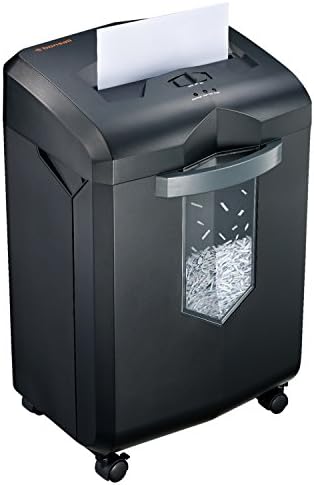 Bonsaii Paper Shredder, 18-Sheet 60-Minutes Shredder for Office Heavy Duty Cross-Cut Shredder with 6 Gallon Pullout Basket 4 Casters(C149-C)