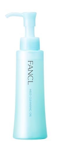 FANCL Mild Cleansing Oil, Japanese Facial Cleansing Oil, Makeup Remover, 100% Preservative Free, Clean Skincare for Sensitive Skin [US Package]