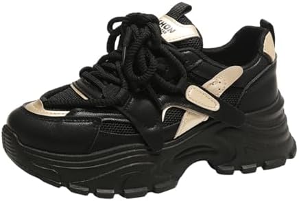 MAUGELY Women's Platform Mesh Casual Sports Shoes Fashionable Road-Running Walking Sneakers