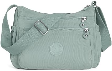 Crossbody Bags for Women Waterproof Tote Bag Casual Nylon Purse Handbag RFID Lightweight Messenger Bag